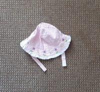 Girls Sun hat (Pink) – approx 3-6 Months