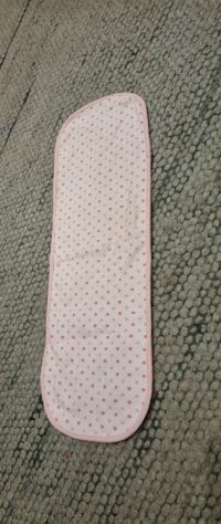 Girls One size Burp cloth, slightly stained