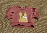Girls 12-18 Months Warm top, long sleeves (With gold bunny picture)