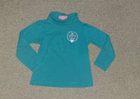 Girls 2-3 Years Roll neck long sleeved T-shirt (Teal)