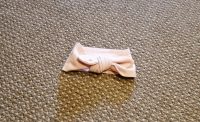Pale dusty pink headband (no size but approx 3-6/6-12)