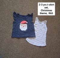 Sleeveless T-shirt Set – Christmas