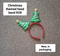 Headband with Christmas trees